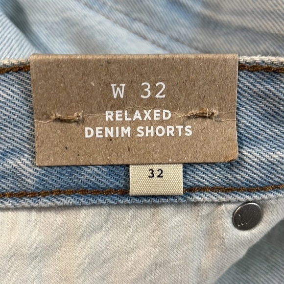 Madewell Relaxed Denim Shorts Size 32. NWT - Picture 8 of 13